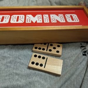 Wooden Dominos Set